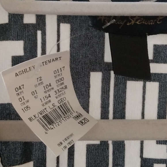 Ashley Stewart Sequins Wrap Style Top - Picture 10 of 11